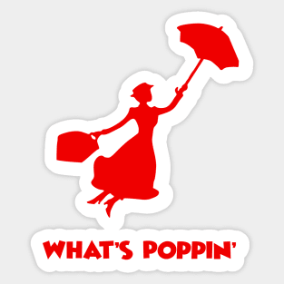 What's Poppin' Sticker